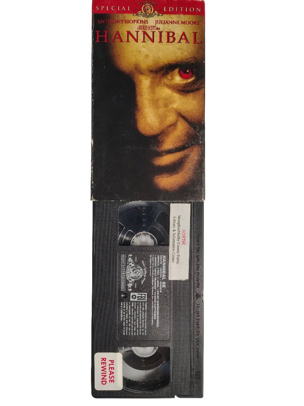 (2001) Hannibal Rated R Horror/Crime Special Edition VHS Cassette Tape